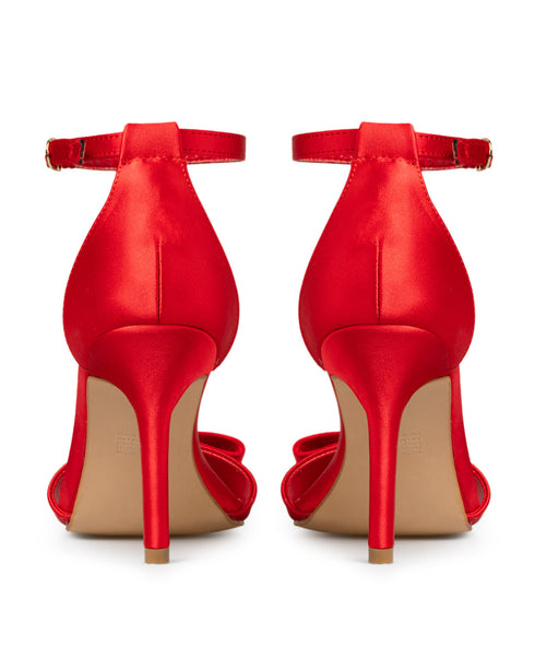 Graceful Charm – Sandalia Roja Ankle Strap 28914